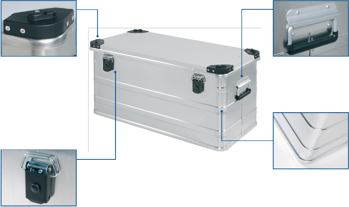 Alubox - Basic Box DL 540 front view
