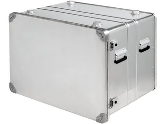 Contenedor modular de aluminio como caja médica