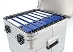 Aluminium Archivierungsbox - BB 345 Office Box mit Ordners