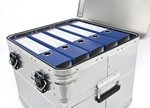 Aluminium Archivierungsbox - BB 345 Office Box mit Ordners