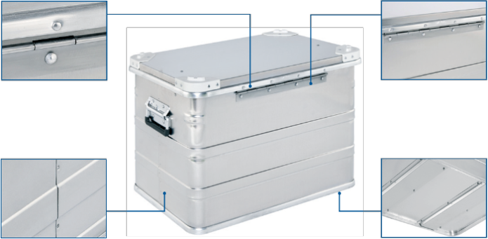 Alubox - Pharma Box DP 545 raer view