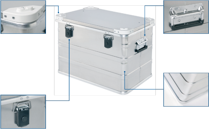 Alubox - Pharma Box DP 545 vista frontal