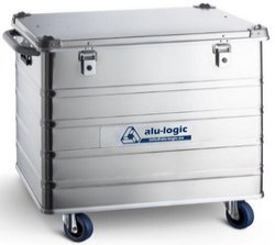 Alubox - Carrello per il trasporto di scatole